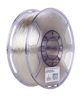 eSun elastic(TPE-85A) 3D Printing Filament Natural,1.75mm, Net Weight-1kg