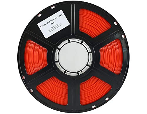 Flashforge PLA 3D Printing Filament Matte Red,1.75mm, Net Weight-1kg