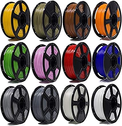 Flashforge PLA 3D Printing Filament Matte Red,1.75mm, Net Weight-1kg