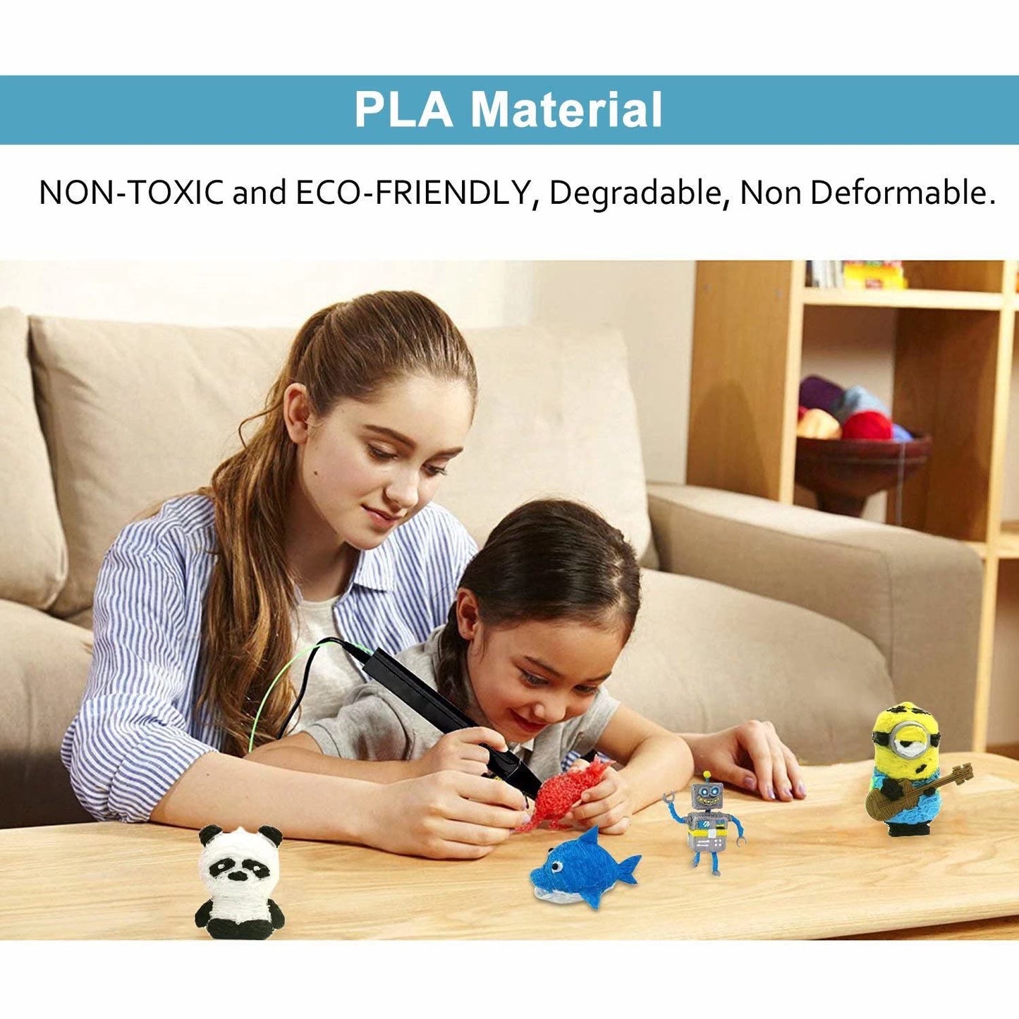 SUNLU PLA 3D Pen Filament - 10M - Set of 20 ABS FILAMENTS