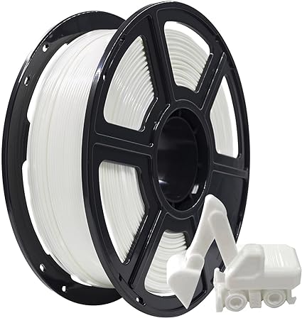 Flashforge PLA 3D Printing Filament White 1.75mm, Net Weight-1kg