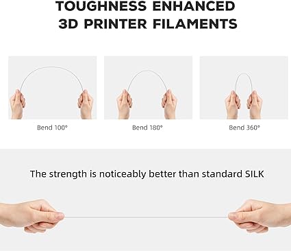 Flashforge PLA 3D Printing Filament White 1.75mm, Net Weight-1kg