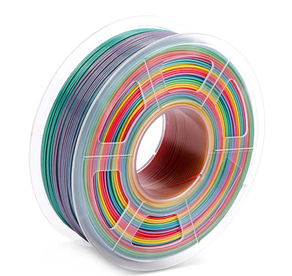 Creality PLA 3D Printing Filament Rainbow ,1.75mm,Net Weight-1kg