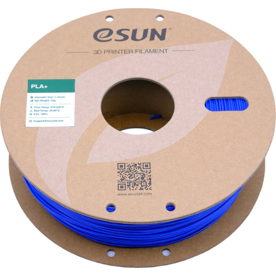 eSUN PLA+ 3D Printing Filament Blue,1.75mm, Net Weight-1kg