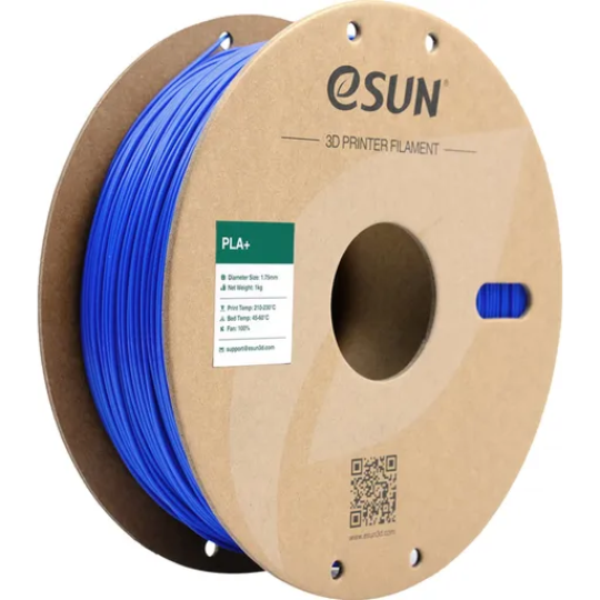 eSUN PLA+ 3D Printing Filament Blue,1.75mm, Net Weight-1kg