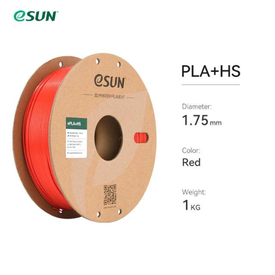 eSUN ePLA+HS 3D Printing Filament Orange,1.75mm, Net Weight-1kg