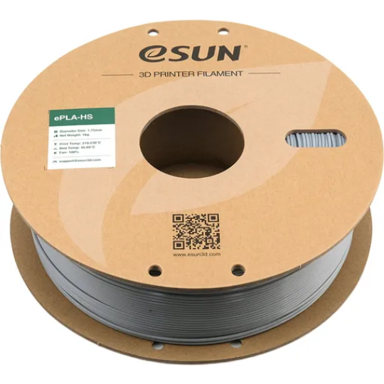 eSUN ePLA+HS 3D Printing Filament Grey,1.75mm, Net Weight-1kg