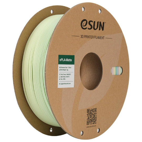 eSUN ePLA Matte 3D Printing Filament Rainbow,1.75mm, Net Weight-1kg