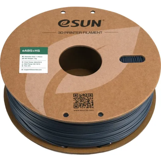 eSUN eABS+HS 3D Printing Filament Grey,1.75mm, Net Weight-1kg