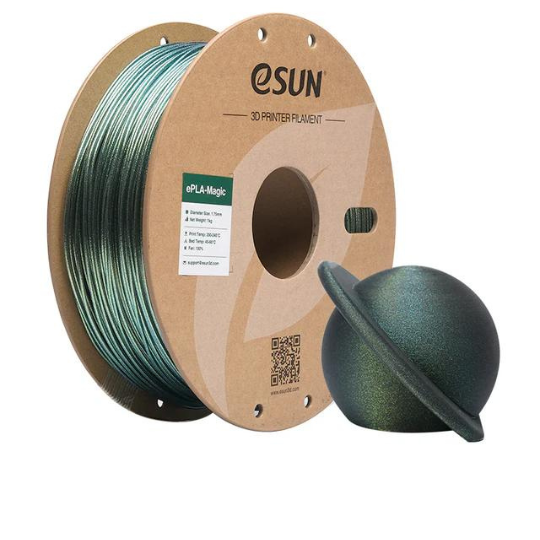 eSUN ePLA-Magic 3D Printing Filament Dark Twinkling Gold,1.75mm, Net Weight-1kg
