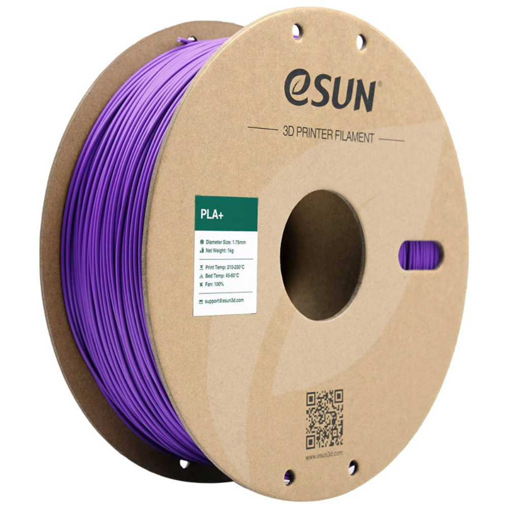 eSUN PLA+ 3D Printing Filament Purple,1.75mm, Net Weight-1kg