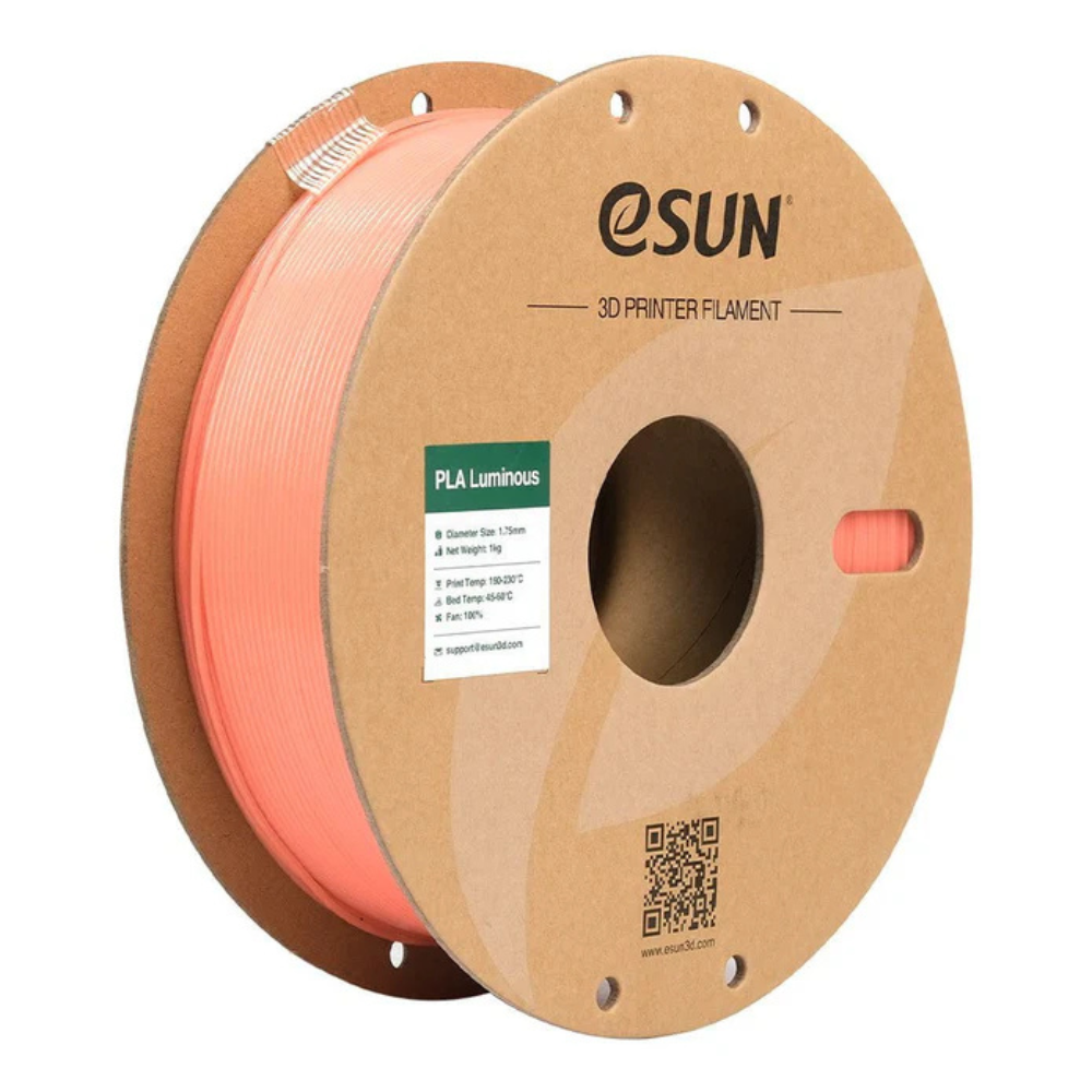 eSUN ePLA 3D Printing Filament Luminous Orange,1.75mm, Net Weight-1kg