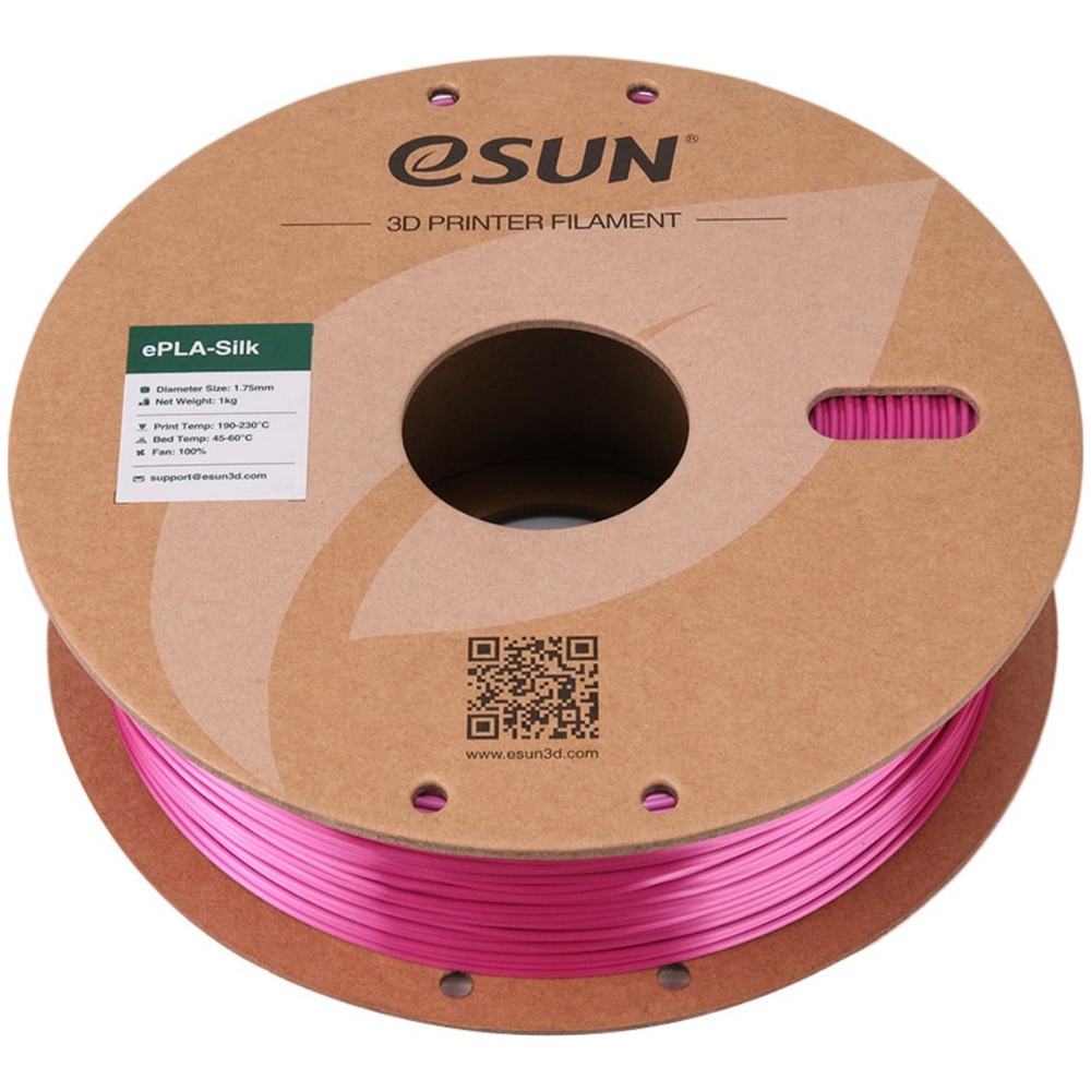 eSUN Silk PLA 3D Printing Filament Violet,1.75mm, Net Weight-1kg