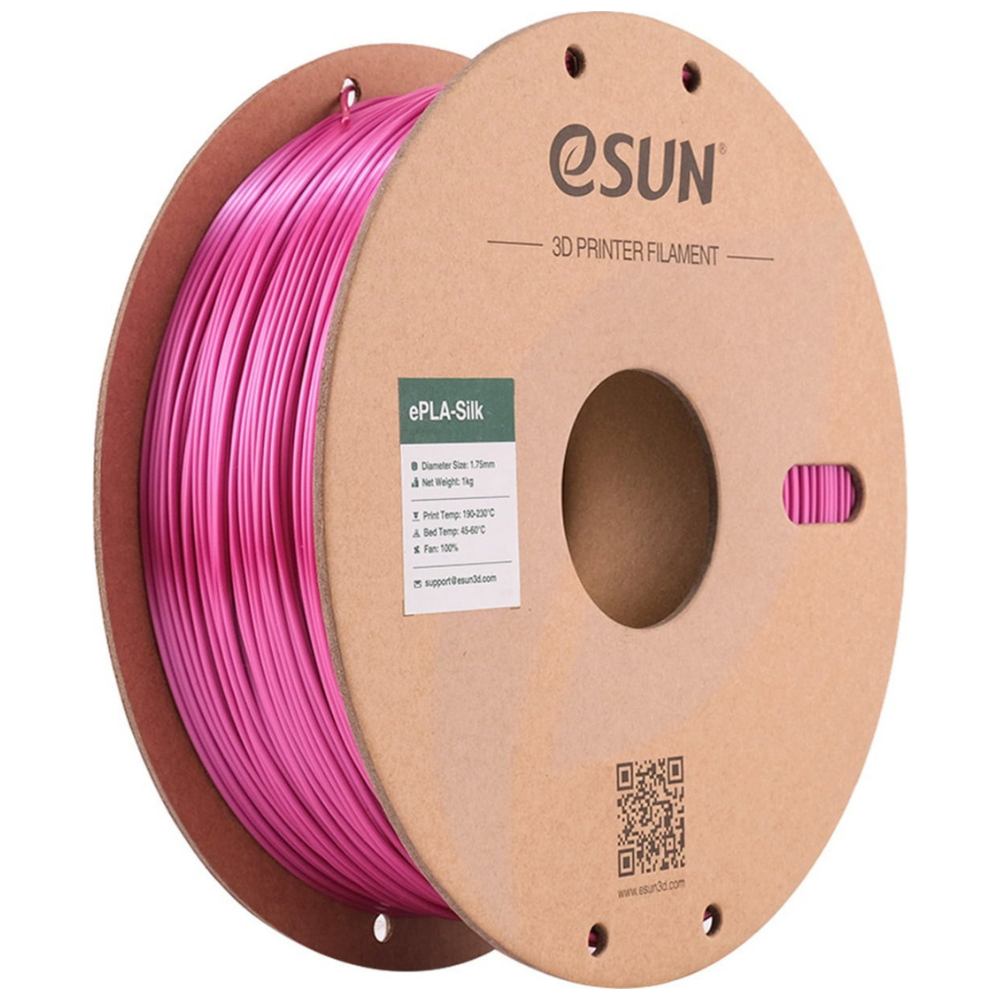 eSUN Silk PLA 3D Printing Filament Violet,1.75mm, Net Weight-1kg