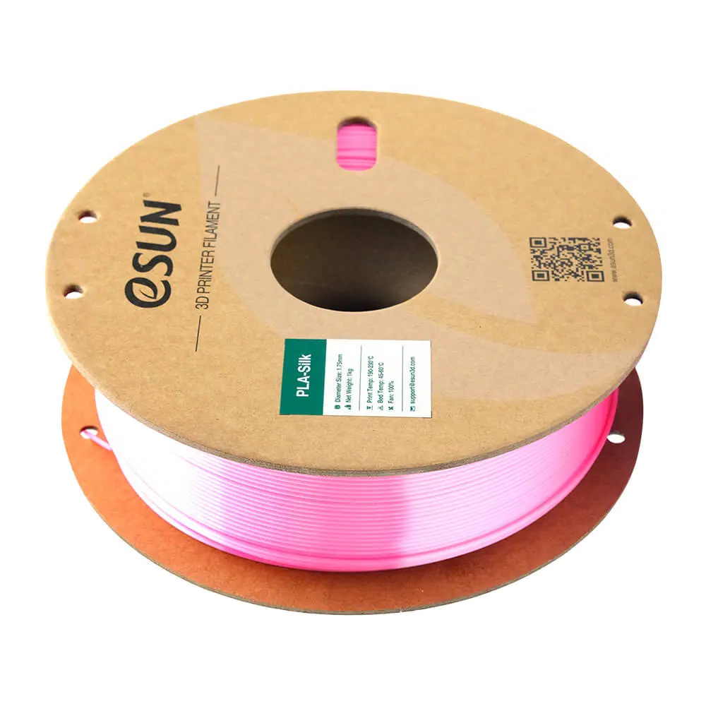 eSUN Silk PLA 3D Printing Filament Pink,1.75mm, Net Weight-1kg