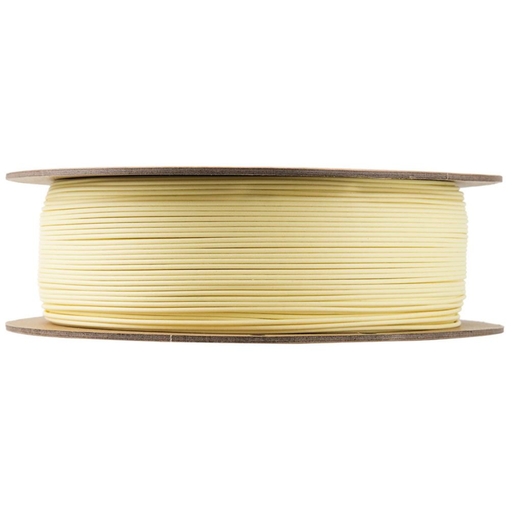 eSUN ePLA Matte 3D Printing Filament Almond Yellow,1.75mm, Net Weight-1kg