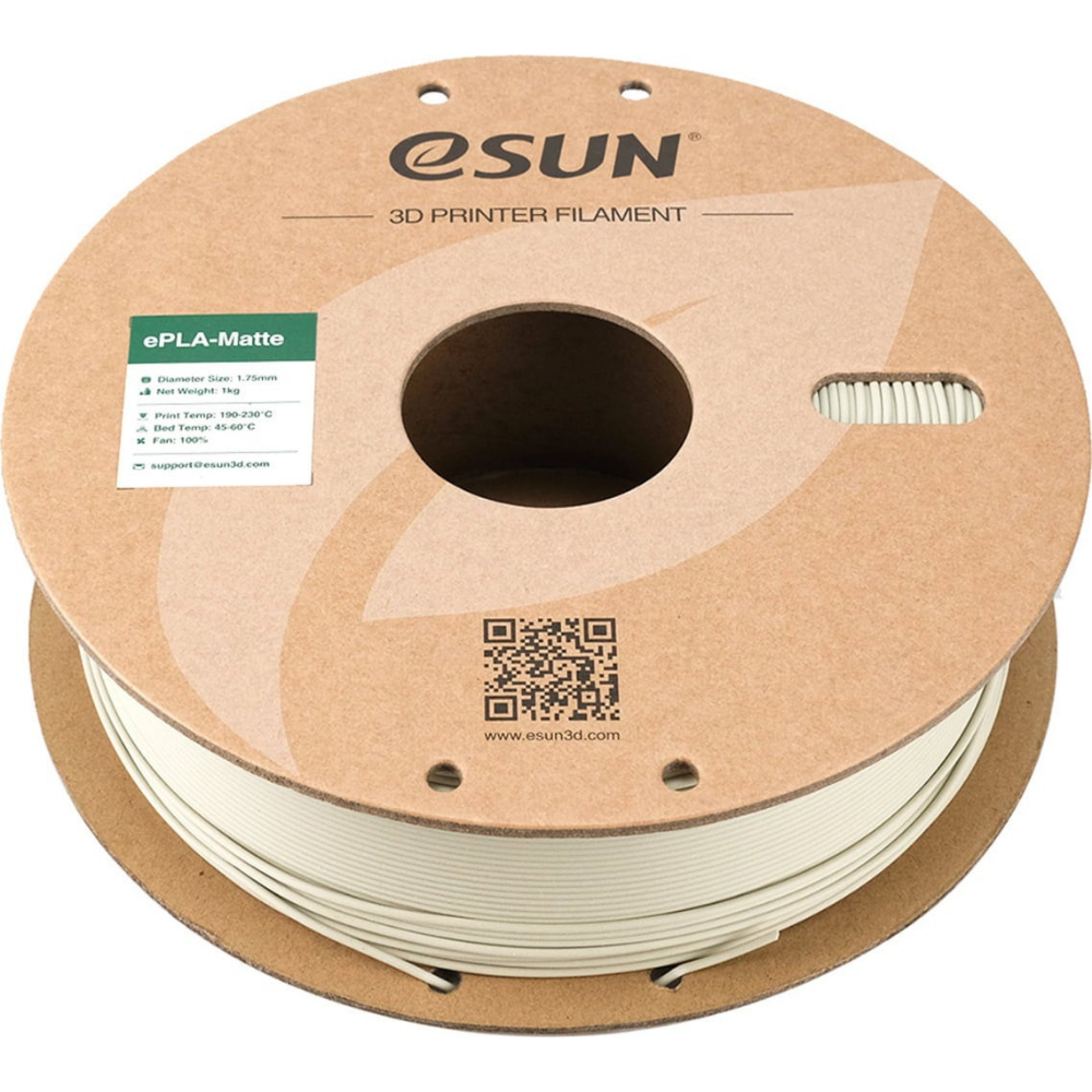 eSUN ePLA Matte 3D Printing Filament Light Khaki,1.75mm, Net Weight-1kg