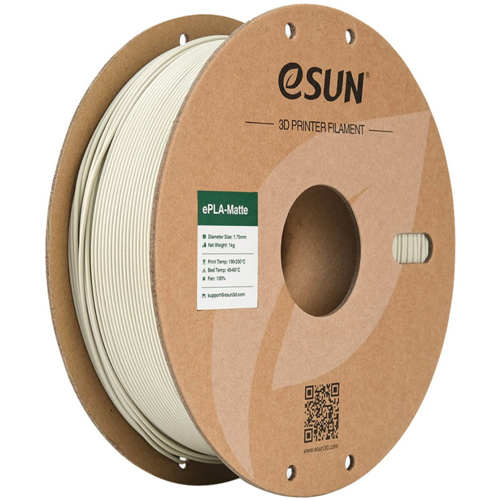 eSUN ePLA Matte 3D Printing Filament Light Khaki,1.75mm, Net Weight-1kg