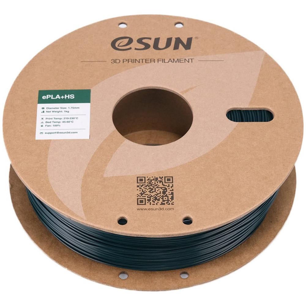 eSUN ePLA+HS 3D Printing Filament Green,1.75mm, Net Weight-1kg