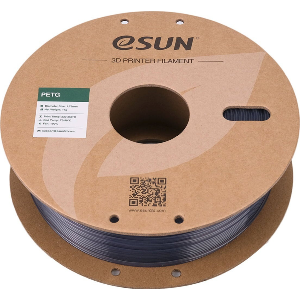 eSUN PETG 3D Printing Filament Solid Grey,1.75mm, Net Weight-1kg 3D Filaments
