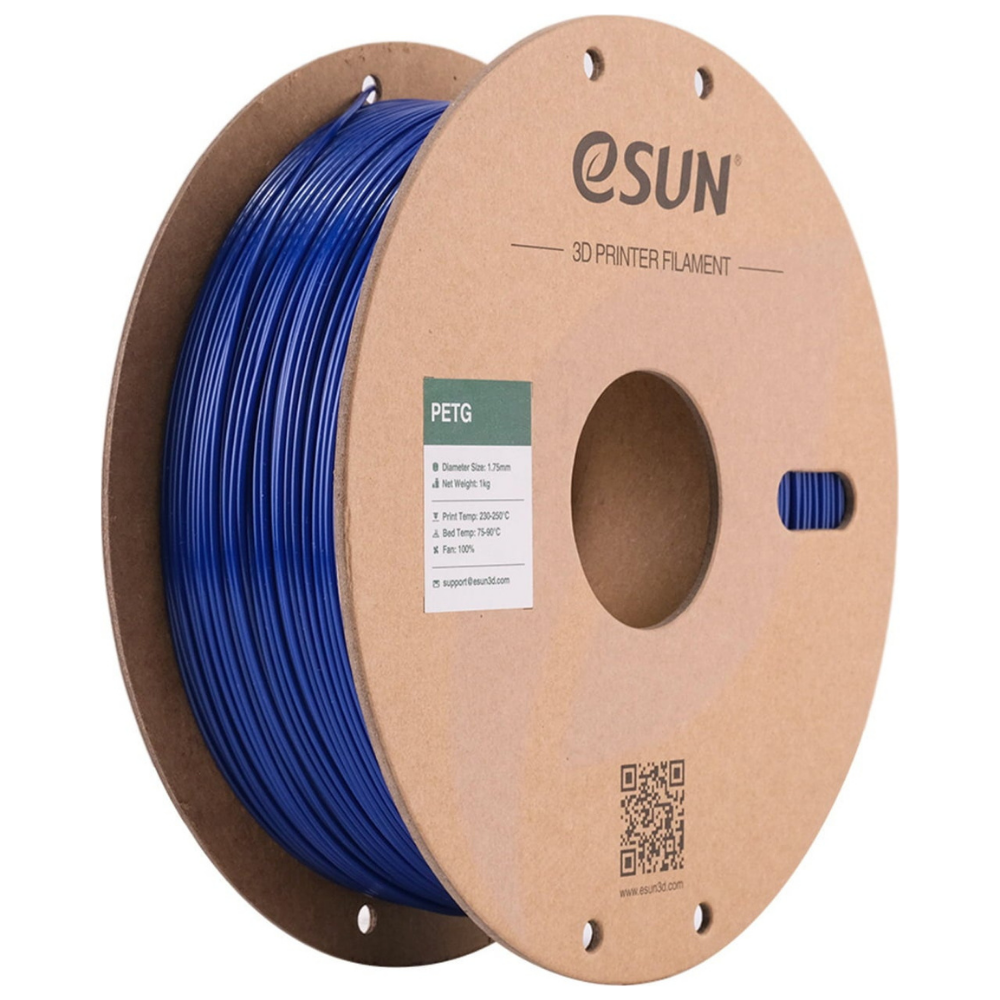 eSUN PETG 3D Printing Filament Solid Blue, 1.75mm, Net Weight-1kg