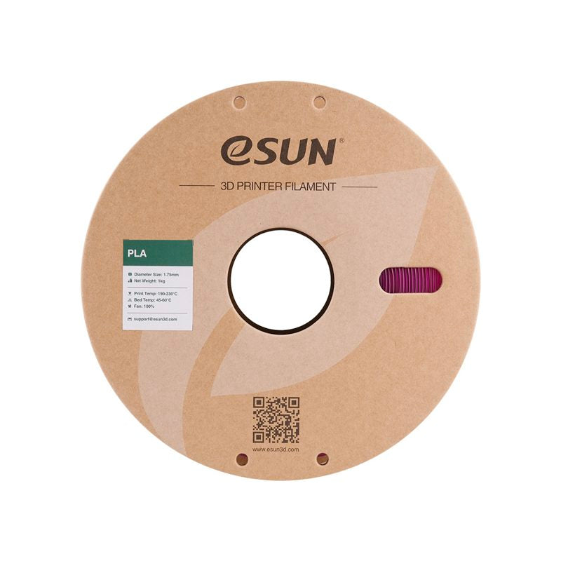 eSUN PLA 3D Printing Filament Translucent Purple,1.75mm, Net Weight-1kg 3D Filaments
