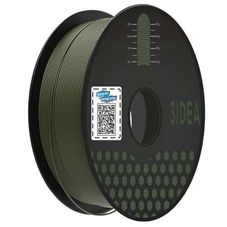 3Idea NX (Next Gen)-PLA Ultra Premium 3D Printing Filament, Dark Green 1.75mm, Net Weight-1kg