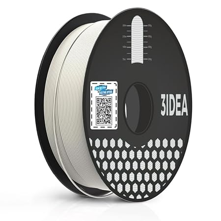 3Idea NX (Next Gen)-PLA Ultra Premium 3D Printing Filament, White 1.75mm, Net Weight-1kg