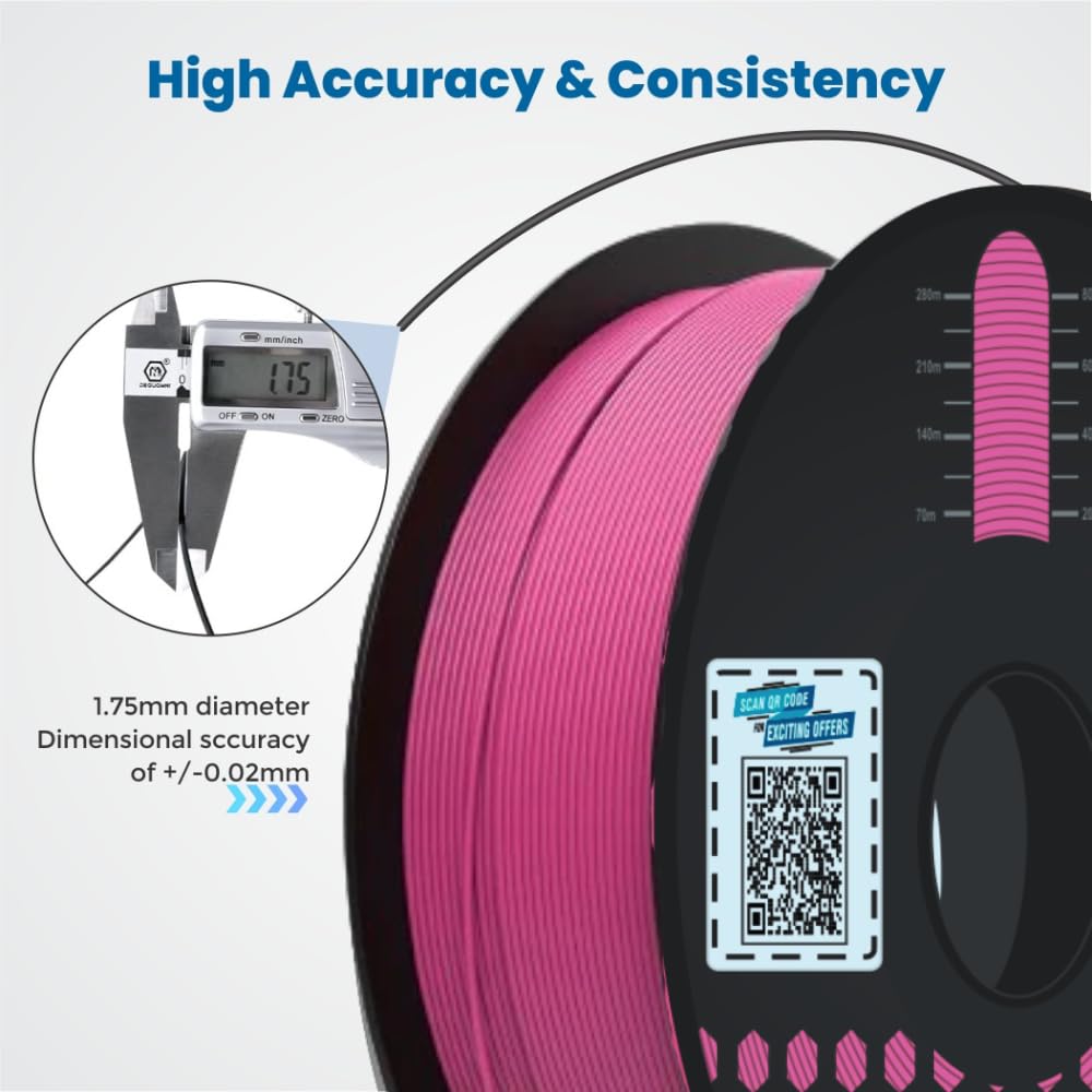 3Idea NX (Next Gen)-PLA Ultra Premium 3D Printing Filament, Magenta 1.75mm, Net Weight-1kg