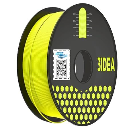 3Idea NX (Next Gen)-PLA Ultra Premium 3D Printing Filament, Yellow 1.75mm, Net Weight-1kg