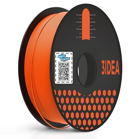 3Idea NX (Next Gen)-PLA Ultra Premium 3D Printing Filament, Orange 1.75mm, Net Weight-1kg