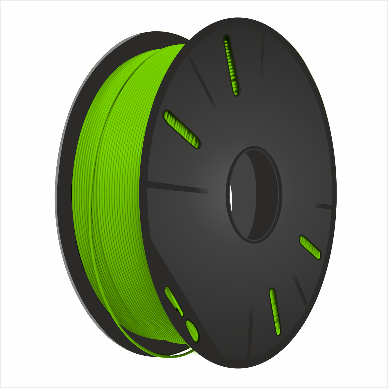 PLA Filament Green Net Weight 1 kg,1.75mm