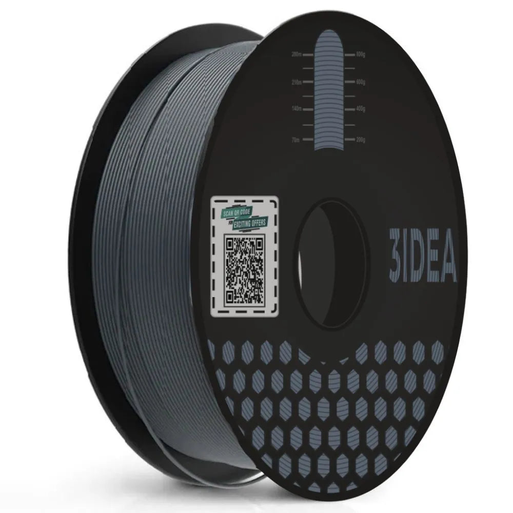 3Idea NX (Next Gen)-PLA Ultra Premium 3D Printing Filament, Dark Grey,1.75mm, Net Weight-1kg