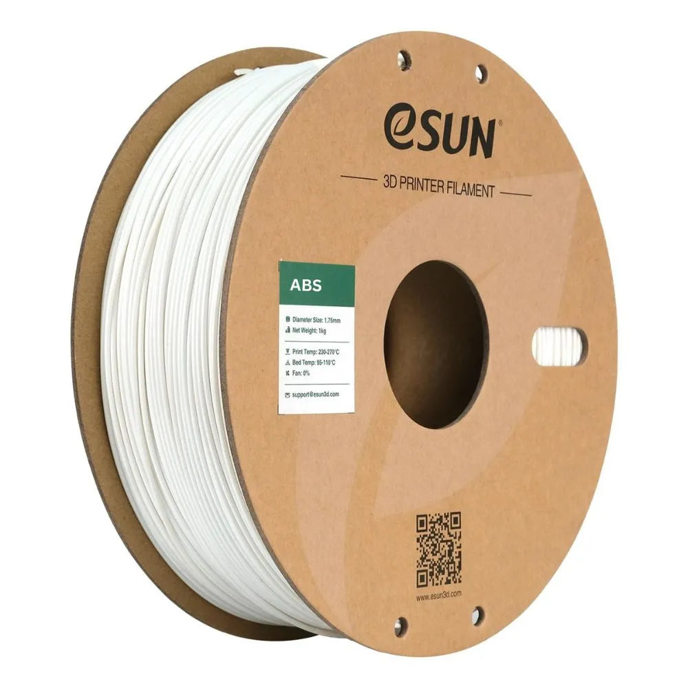 eSUN ABS 3D Printing Filament White,1.75mm, Net Weight-1kg