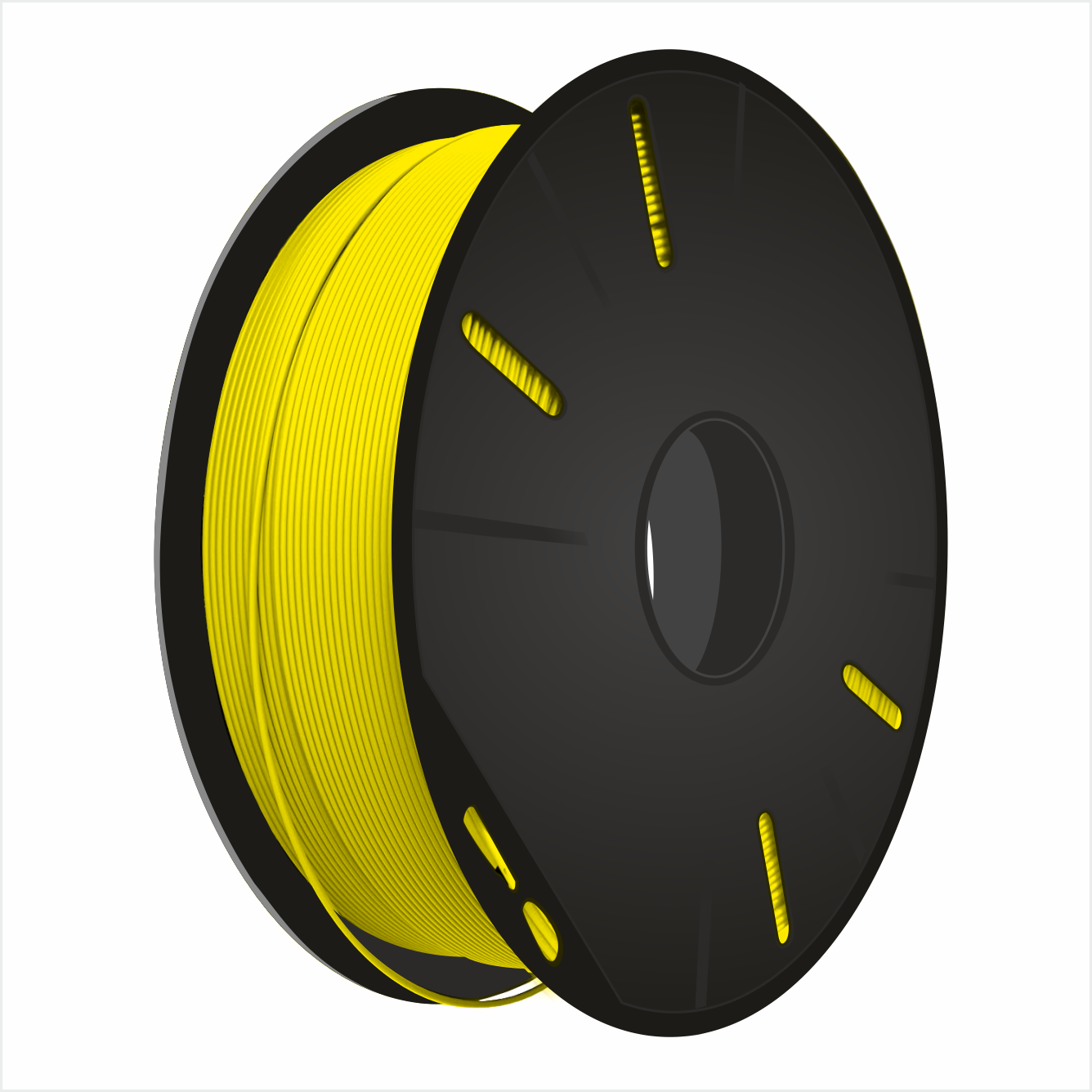 PLA Filament Yellow Net Weight 1 kg,1.75mm 3D Filaments