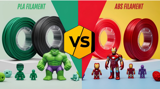 PLA vs. ABS: Choosing the Right Filament for Your 3D Printing Needs