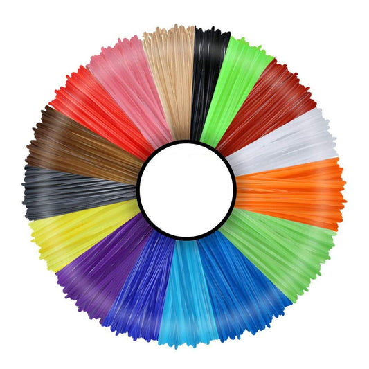 3IDEA PLA 3D PRINTING FILAMENTS MULTI - COLOUR 1.75MM, SET OF 16 (EACH FILAMENT 5 METERS)