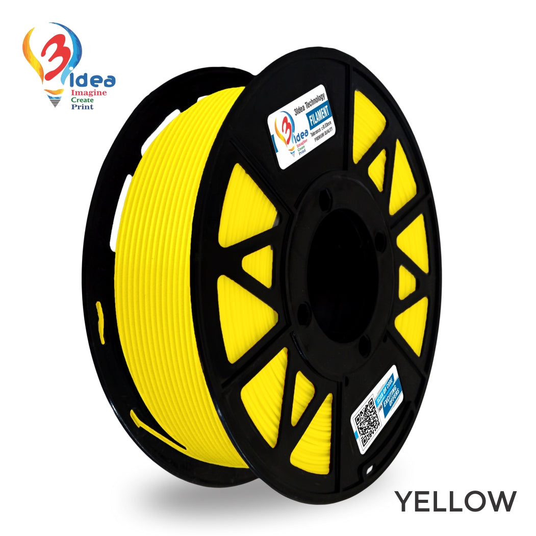 3idea ABS 3D Printing Filaments Yellow 1.75mm,Net Weight-1kg