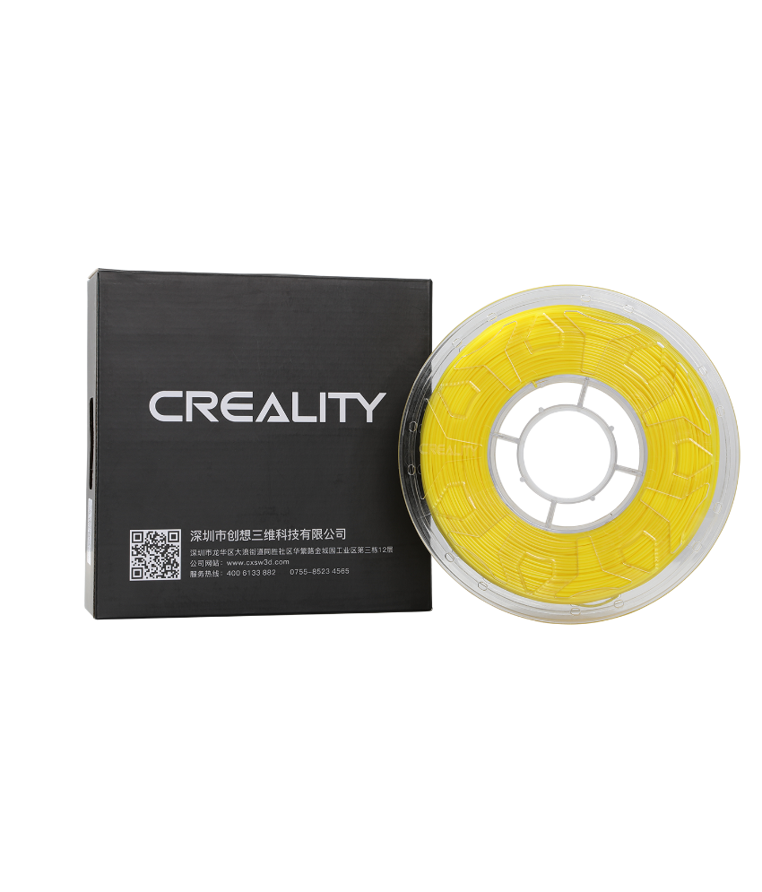 CREALITY PLA 3D PRINTING FILAMENT YELLOW, 1.75mm,Net Weight-1kg