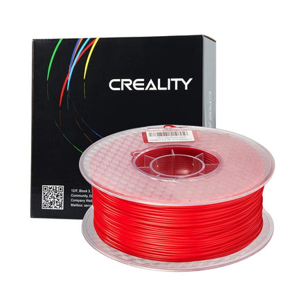 Creality PLA 3D Printing Filament Fluorescent Red,1.75mm,Net Weight-1kg