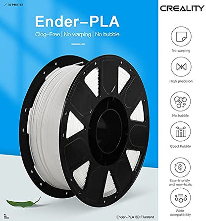 Creality Ender PLA 3D Printing Filament Blue ,1.75mm,Net Weight-1kg