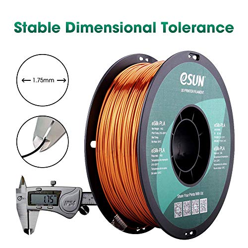 eSun Silk-PLA filament Copper 3D Filaments