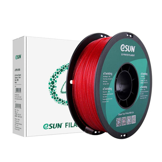 eSun Twinkling Filament Red 3D Filaments