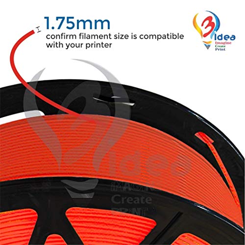 3idea ABS 3D Printing Filaments Red 1.75mm,Net Weight-1kg