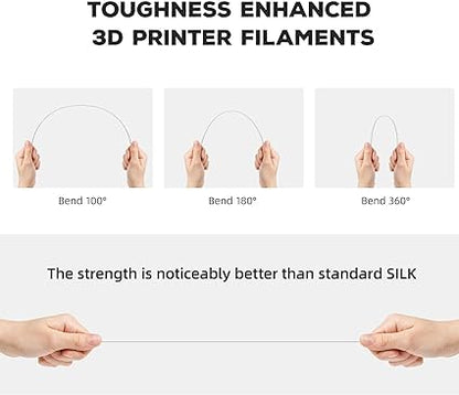 Flashforge PLA 3D Printing Filament White 1.75mm, Net Weight-1kg