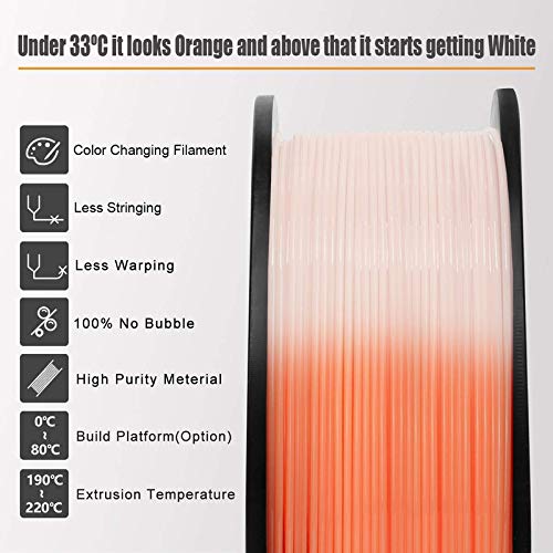 SUNLU Color Changing Filament Orange