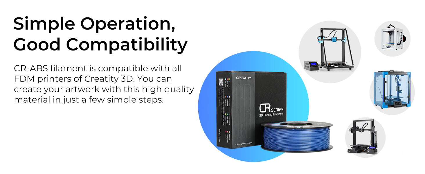 CREALITY ABS 3D PRINTING FILAMENT GREY