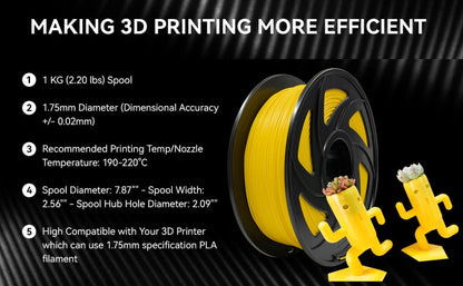 Flashforge PLA 3D Printing Filament Natural 1.75mm Net Weight-1kg