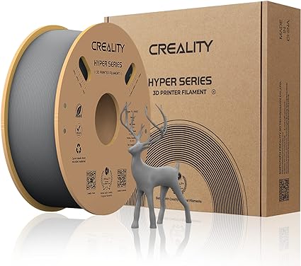 Creality Hyper Series PLA 3D Printing Filaments Grey ,1.75mm,Net Weight-1kg 3D Filaments
