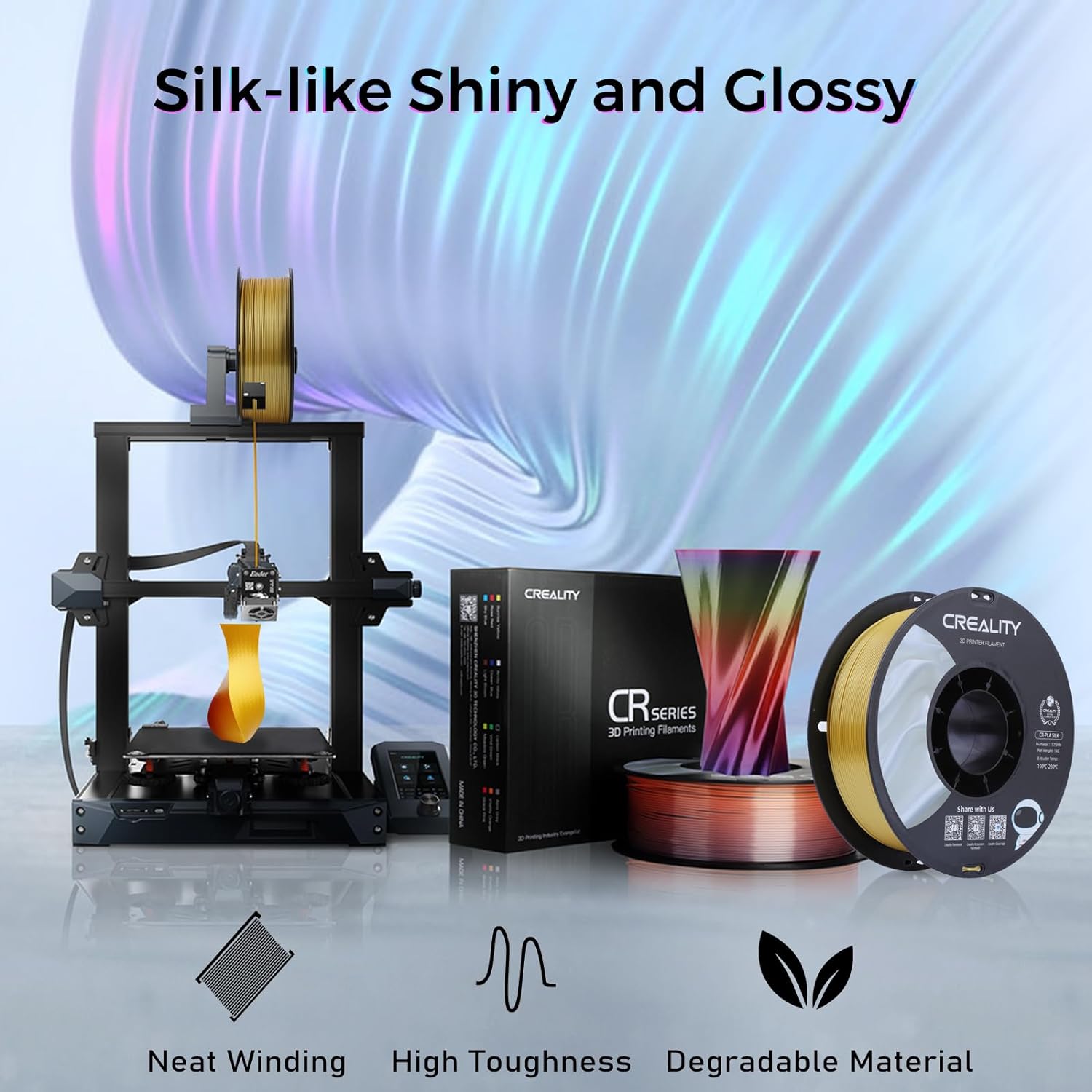 CREALITY CR-SILK PLA 3D PRINTING FILAMENTS